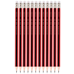 Deli NBA quick-drying click student gel pen 0.5mm ST head black 12 pieces SA292 - Image 5