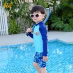 361° children's swimming cap for boys and girls comfortable and not tight head cute cartoon silicone professional ear protection waterproof silicone swimming cap - Image 8
