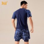 361° Men's Swimsuit Swim Trunks Set 2-piece Swimsuit Top Full Body Men Professional Boxer Quick-drying Swimming Equipment - Image 6