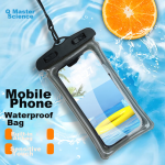 Best Coac mobile phone waterproof bag touch screen mobile phone case swimming drifting lanyard hanging neck suitable for takeaway rider special rainproof protective shell large diving hot spring universal black - Image 2