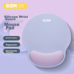 BUBM wrist guard female wrist pad hand support creative simple laptop mouse wrist support non-slip mouse pad hand guard silicone mouse pad male light blue + purple