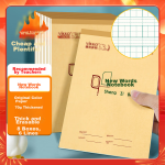 Dr. Dolly 10 books 32k20 sheets new word book 8 grid 6 lines pinyin Tianzi grid book primary school students first and second grade new word book new word copy Hebei vertical flip book [hot sale in the whole network]
