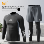 361° Children's Swimsuit Long Sleeve One-Piece Baby Children's Hot Spring Swimsuit Girls Swimming Wetsuit - Image 3