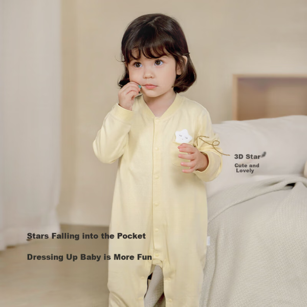 babycare camellia jumpsuit baby autumn clothes newborn baby clothes spring and autumn porta cheese white 66