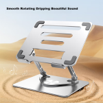 ATSCORE laptop stand computer desk stand radiator 360 degree rotation lifting suspended vertical heightening bracket Apple Mac Huawei Lenovo Savior aluminum alloy stand - Image 2