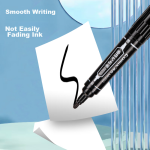 Deli Oriental Wencai Small Calligraphy Beautiful Brush Calligraphy Practice Brush Black Soft Head Student Adult Signature Calligraphy Practice Invitation Pen 6 Pieces/Box DF8S - Image 4