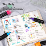 Deli 12 B5/40 sheets kraft paper wireless binding soft copy notebook work notebook stationery office supplies 7641 - Image 3