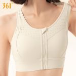 361° sports bra for women with front zipper, shockproof, gathered, fitness, running, yoga, anti-sagging bra - Image 10