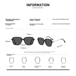 CAPONI high-definition gm sunglasses for men and women outdoor sun protection and UV protection sunglasses for driving fashionable large frame slim - Image 6