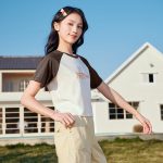 361° short-sleeved women's spring and summer round neck cute pet sports leisure loose breathable top T-shirt 662519112-3 - Image 3