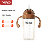 beleca straw bottle for big babies over one year old 2-6 years old anti-fall and anti-spray ppsu direct drinking bottle 330ml large capacity - Image 6