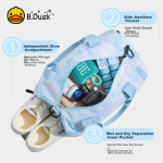 B.Duck little yellow duck swimming bag, wet and dry separation, one-shoulder fitness storage bag, sports bag, adult children's luggage bag - Image 2