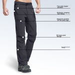 ALPINT MOUNTAIN Elmont sports quick-drying pants men's summer thin professional hiking pants high elastic outdoor assault pants breathable - Image 5