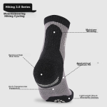 ALPINT MOUNTAIN Elmont outdoor hiking socks men's professional mountaineering socks CoolMax socks thick quick-drying breathable sports socks - Image 4