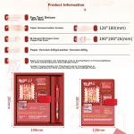 [Lowest price on the Internet] M&G stationery 16K/60 sheets thickened kraft paper sewing book office notebook meeting record book diary draft book 6 books APYFA77C - Image 5