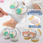 9i9 baby knee pads summer anti-fall crawling baby toddler elbow knee pads mesh 2 pairs A31 dinosaur
