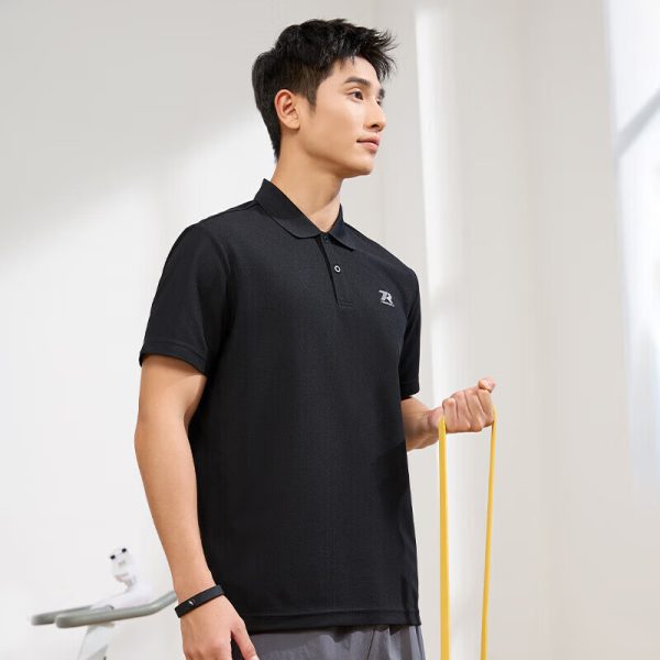361° short-sleeved men's t-shirt quick-drying sportswear training fitness ice silk sunscreen clothing polo shirt 652524103D-3