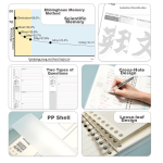Victory a4 thick red 400 grid composition paper writing paper letter paper A4 enlarged junior high school students high school students use 400 grid square paper 5 books totaling 100 sheets [the lowest price on the whole network] - Image 4