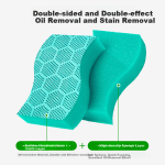 3M Scotch bean dishwashing sponge scouring pad absorbs water to remove grease kitchen rag dishwashing cloth 2 pieces - Image 4