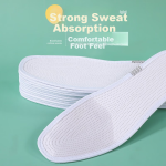 3AnGnI cotton insoles for men and women, breathable, sweat-absorbent, handmade, thousand-layer cloth, 5 pairs, size 40 - Image 3