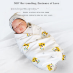 9i9 baby swaddle pure cotton swaddle to prevent startle newborn swaddle single quilt baby blanket A246 - Image 3
