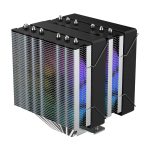 AOCT6FB/93 Black CPU Air Cooling Radiator Big Frost Tower (/Dual Tower 6 Heat Pipes/Nickel Plating Process/PWM Temperature Control/Hydraulic Silent/Support Multi-Platform/TDP230W) - Image 7