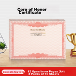 [Double compensation for buying at the lowest price on the Internet] Oliwen Honor Certificate Inner Core Inner Page Large 12-mo 10 Sheets