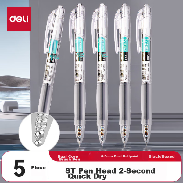 Jin Wannian [12 presses] 0.5mm red neutral pen Shuxie press classic press bullet signature pen training exam brushing office G-1326-003