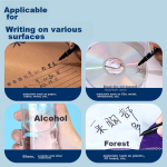 Dongmi gel pen refill 0.5 press gel pen fountain pen signature pen refill CS pen tip black student college entrance examination postgraduate examination refill Dongmi 20 pieces/box DM-004 - Image 6