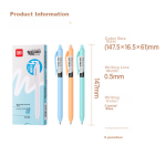 Deli 2B hole pen pencil 8 pcs Bu Le advanced growth extra thick rod 3-7 children's posture correction student calligraphy pen gift HC123-2B Children's Day gift girl - Image 7