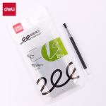 Deli 0.5mm gel pen carbon signature pen black full needle tube 12 pieces/box - Image 7