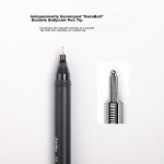 Deli [Ink Control Master] 0.5mm exam available expansion quick-drying exam neutral pen tip cone head smooth black 12 pieces/box V100 - Image 2