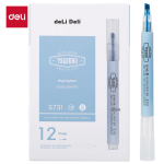 Deli S01 gel pen signature pen 0.5mm bullet classic office press pen water pen S01 upgraded large capacity long battery life black 12 pieces/box 33388S