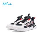 361° Boys Running Shoes for Middle and Large Children Children's Sports Shoes Breathable and Comfortable Spring and Autumn Running Shoes Black 38 - Image 6