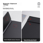 Tengxiong leather A4 conference pad clip corporate business hotel conference room stationery office supplies report clip record pad clip cardboard note magnetic writing board clip customizable logo - Image 6