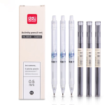 Deli office 1.0mm neutral pen signature pen fountain pen office supplies bullet head black 12 pieces - Image 2