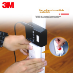 3M non-woven translucent cotton spring couplets high temperature resistant 55236 double-sided tape 15mm long 50m thick 0.12mm - Image 4