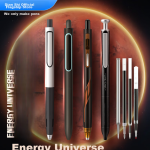 Deli (deli) Zhenshun smooth click neutral pen water pen signature pen 0.7mm bullet signature pen click pen black 10 pieces / box S59-07 - Image 3