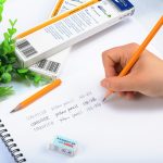 Dianshi pen rotating neutral pen high value 0.5mm bullet black pen student exam brush pen office signature pen 0194 [Galaxy Space Capsule] black rod single pack - Image 6