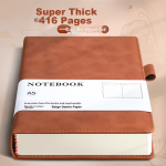 Deli 3 A5/80 sheets office notebook notepad draft book wireless binding book student supplies mixed color 23211 - Image 6