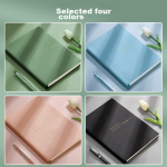 Deli A7/96 sheets portable notebook creative leather cover pocket book mini notebook word handbook brown BP119 - Image 6