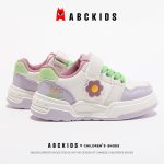 ABC KIDS children's sneakers autumn girls' casual shoes trendy white purple green size 31 [inner length 190 suitable for foot length 185] - Image 4