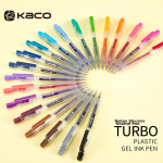 Snow White (snowhite) color rotating gel pen set high value rotating core signature pen handbook drawing water pen 0.5 needle tube head retro color 6 pieces / box G-601F - Image 6