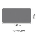 BUBM Dyson hair dryer bag storage bag portable portable bag storage box hair dryer travel storage bag CFJ-ST silver - Image 8