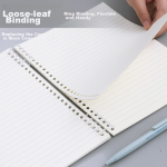 Faramont 4-book set/B5 horizontal lined loose-leaf notebook with detachable refill coil notebook for junior and senior high school students, postgraduate entrance examination diary, printed type - Image 5
