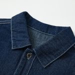 ASK JUNIOR Boys Jacket 2025 Spring Medium and Large Children's Denim Jacket Children's Contrast Color Jacket Trendy Blue 160 - Image 4