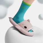 chikoku shark slippers men's summer home bathroom thick bottom non-slip couple slippers women's summer outdoor wear - Image 6