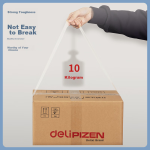 Deli [Super Hot Selling] High Quality Transparent Packing Tape 48mm*100y*50um (91.4m/roll) 1 roll office supplies 30248 - Image 3