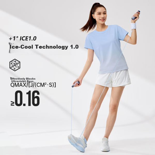361° T-shirt short-sleeved men's and women's spring and summer round neck outdoor sports leisure loose breathable top 632523106-2