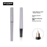 Platinum (PLATINUM) fountain pen third grade Little Meteor Light Sweet Series fountain pen PQ-200 primary school students special entry-level replaceable ink sac sesame gray - Image 3